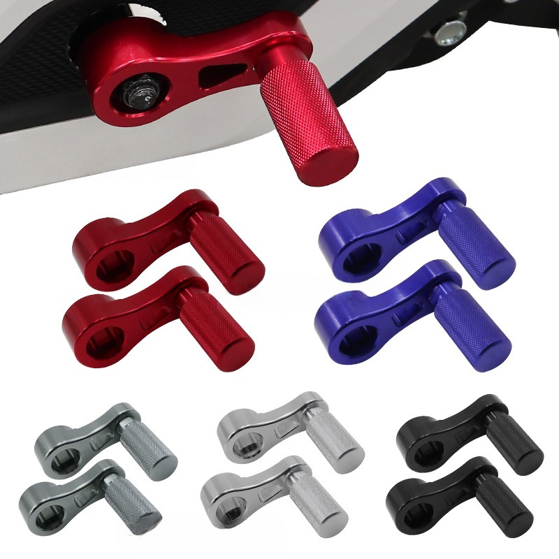 1 Pairs Electric Bicycle Foot Pedals Modified CNC Aluminum Alloy Crank Pedals Motorcycle Scooter Universal Modification Parts