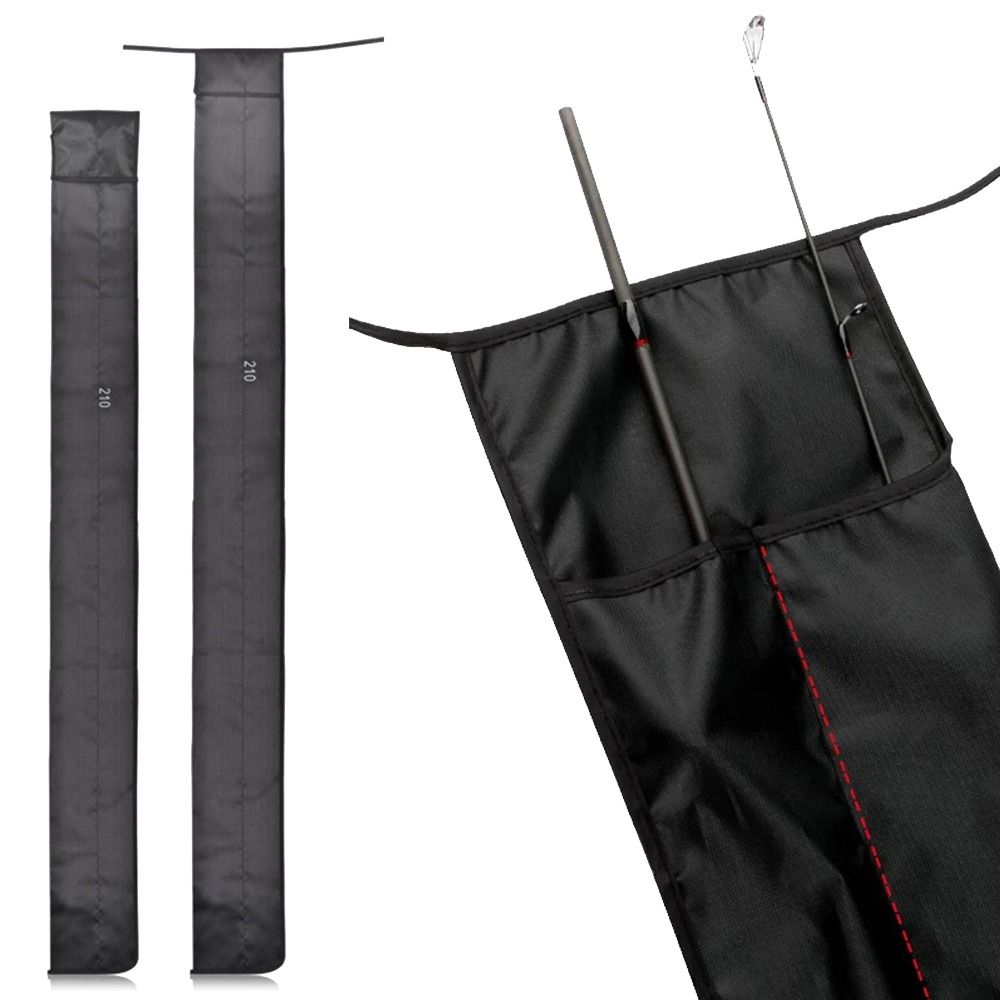 Multifunctional Thick Velvet Fishing Rod Bag Folding Portable Lure Rod Bag Fishing Rod Protective Cover