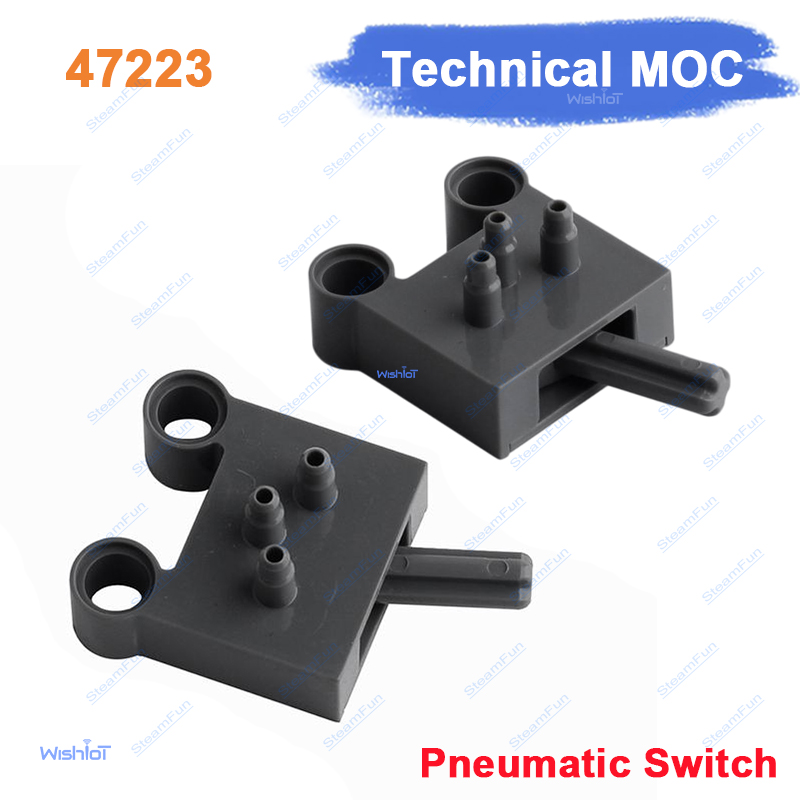 MOC Pneumatic Bricks 1×6 Air Pump 19482 Compatible with Legoeds DIY Building Blocks Car Toy Technical Parts