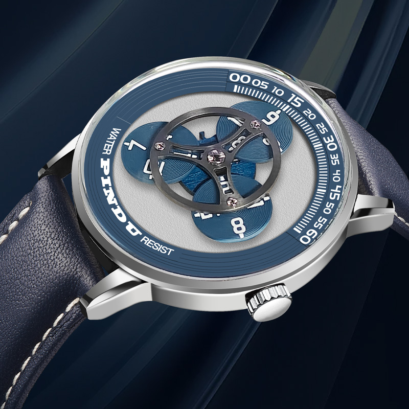 PINDU Mens Watches Top Brand Luxury Automatic Watcher For Men Fashion Business Clock MIYOTA 8215 Modified Movement Montre Homme