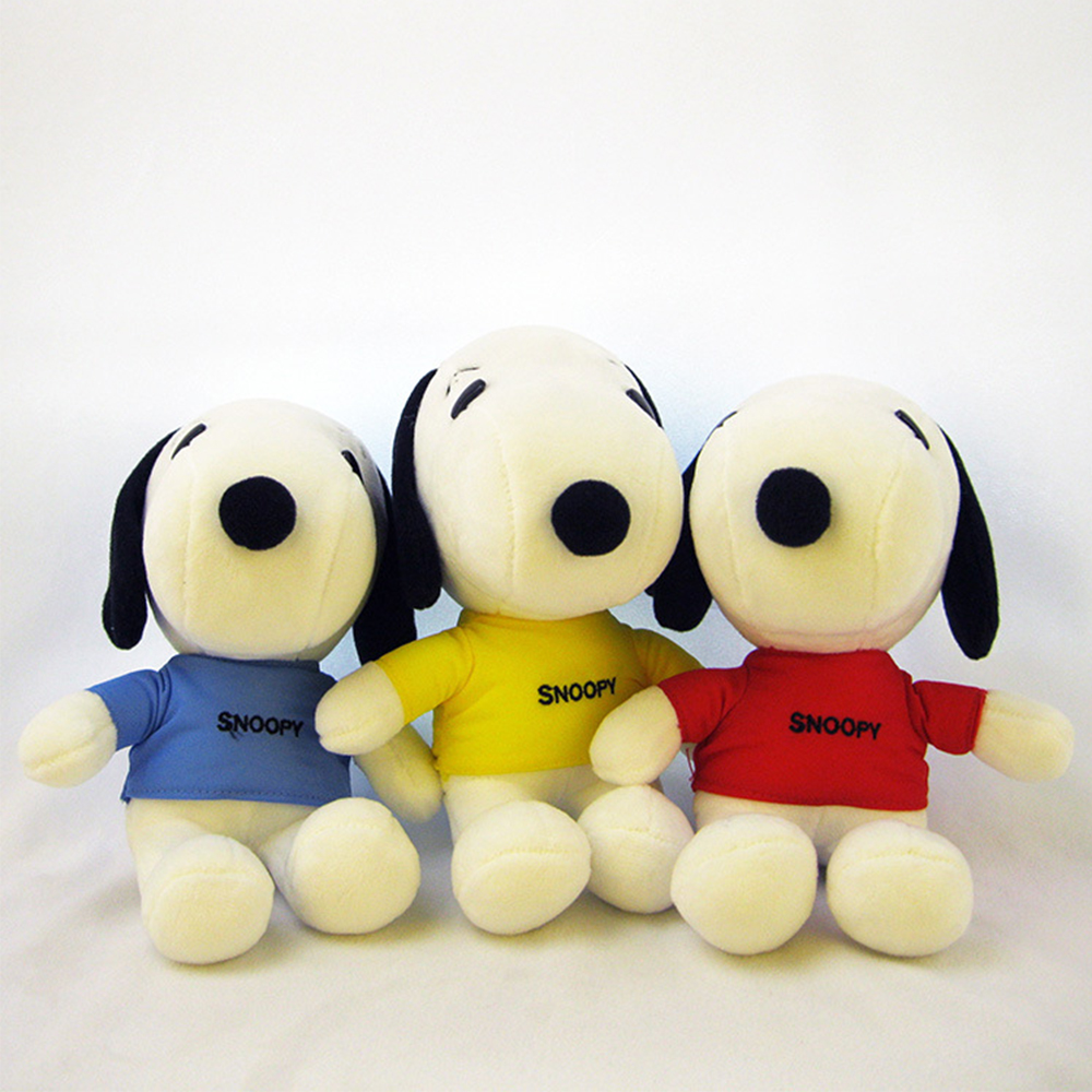 3pcs New Doll plush Hot Selling 18cm Cartoon Snoopy Dog Cute Doll Snoopy Plush Toy