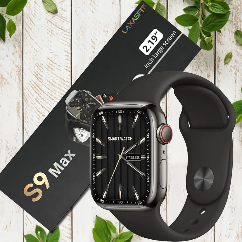 S9 Max Smartwatch | Large HD Screen | Heart Rate Monitor & Call Function
