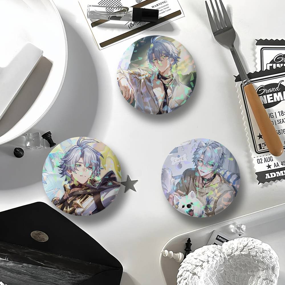 Game Honkai Star Rail Phainon Laser Badge Applicable For Backpack Clothes Hats Decor Creative Accessories