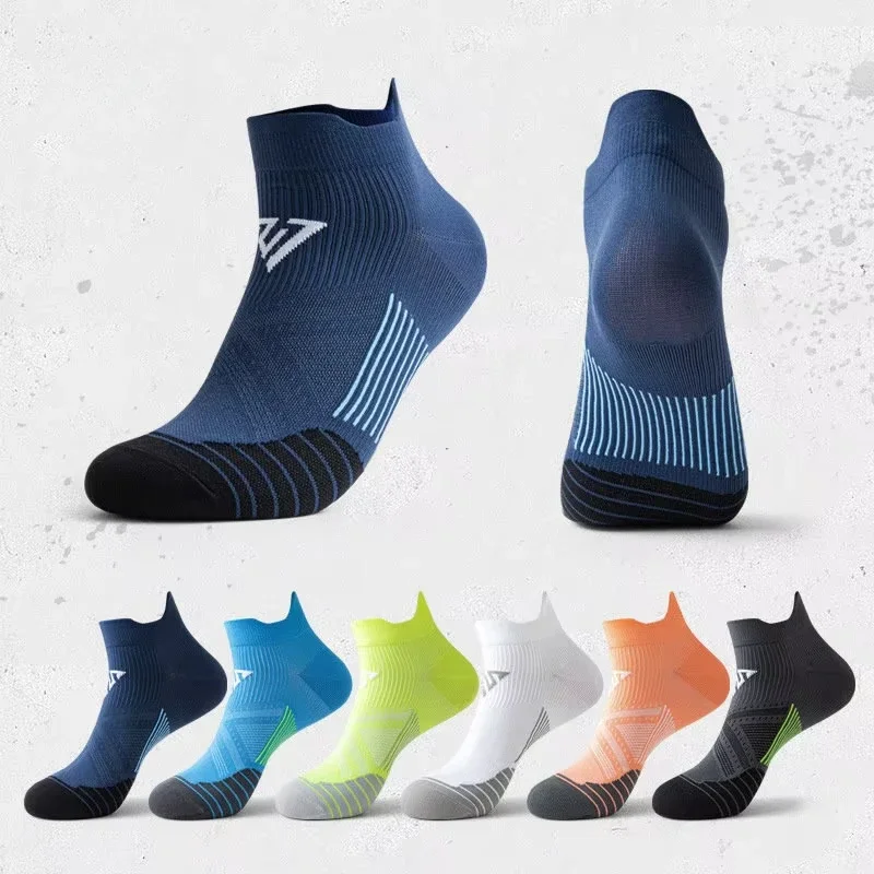 4pairs/Lot Woman Men's Socks Compression Breathable Basketball Sports Cycling Running Towel Socks High Elastic Tube Socks