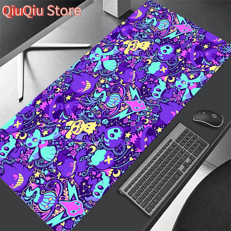 90x40cm Mouse Pad P-Pokemon Jigglypuff Gamers Extended Game Mousepad Laptop Desk Mouse Mat Gaming Keyboard Durable Carpet