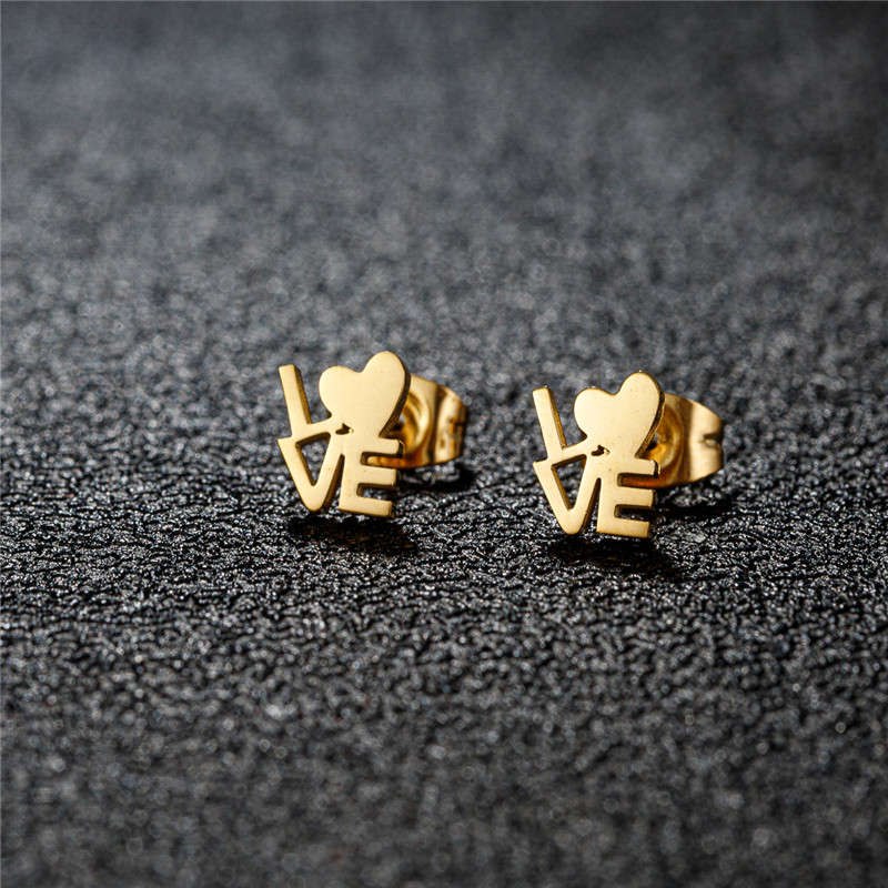 Mini Cartoon Rabbit Stud Earrings for Women Cute Stainless Steel Animal Ear Jewelry Girls Birthday Bunny Earring