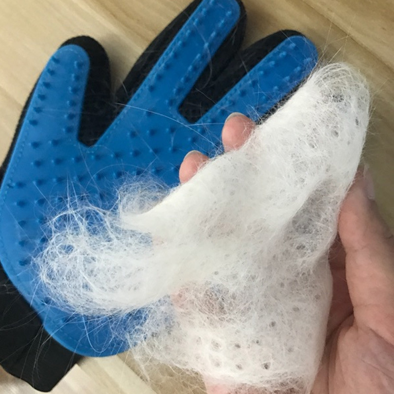 Cat Hair Remove Gloves Pet Beauty Cleaning Grooming Effective Massage Dog Combs Floating Brush 6 Color