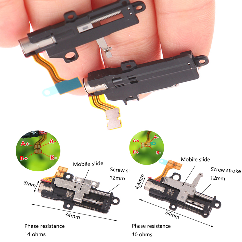 【AD】4.4/5mm Precision Planetary Deceleration Lift Mini Push Rod Motor DC 3V Screw Slide Stepper Motor Long Linear Actuator