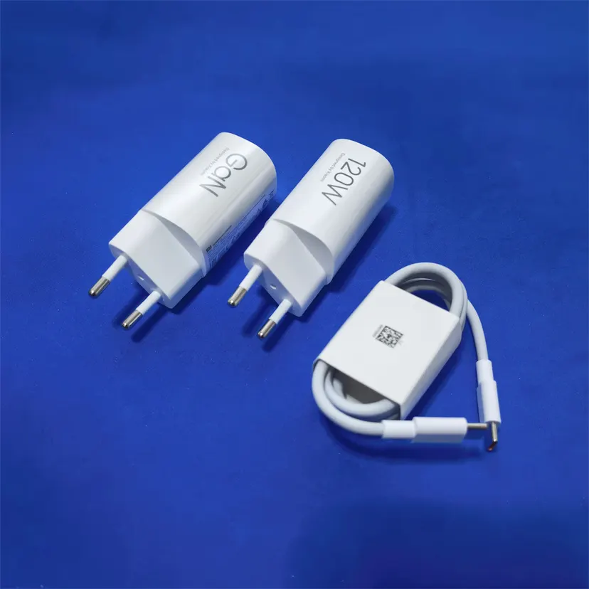 Mini PD Charger 120W EU Turbo Fast Charge Adapter For Mi 17 Pro Max 15S 14 13T Redmi Note 15 14 13 Pro+ &1/1.5/2 M Cable