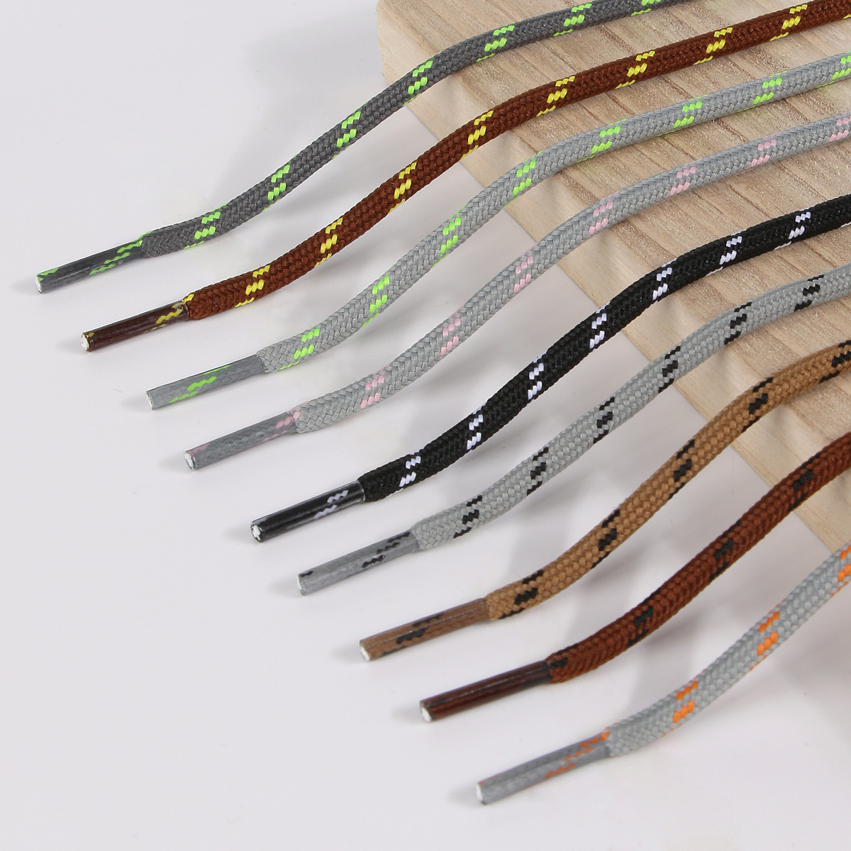 New Durable Round Shoelaces High-Quality Shoelaces Outdoor Hiking Shoelace for Sneakers and Boots Length100/120/140/160cm 1Pair