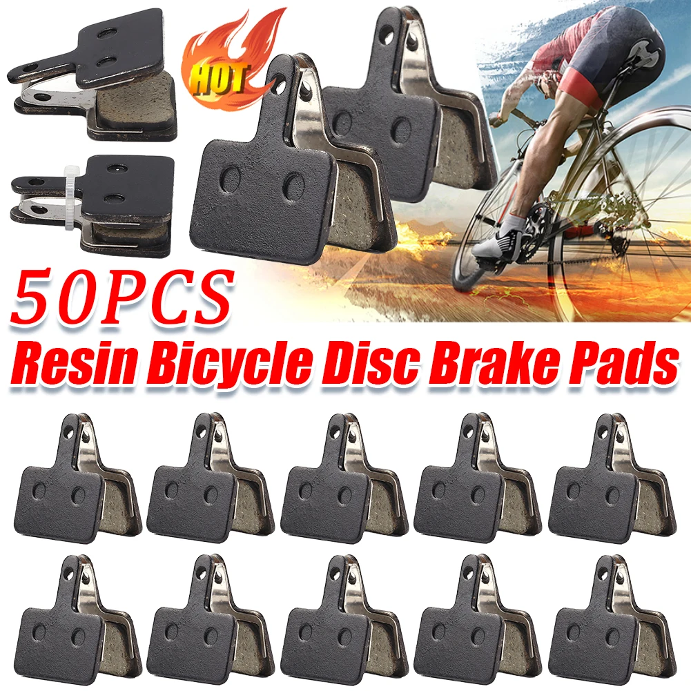 1-30pair MTB Mountain Bike Brake Pads Bicycle Resin Semi-Metallic Disc Brake Parts for M375 M445 M446 Oil Disc Brake Pads