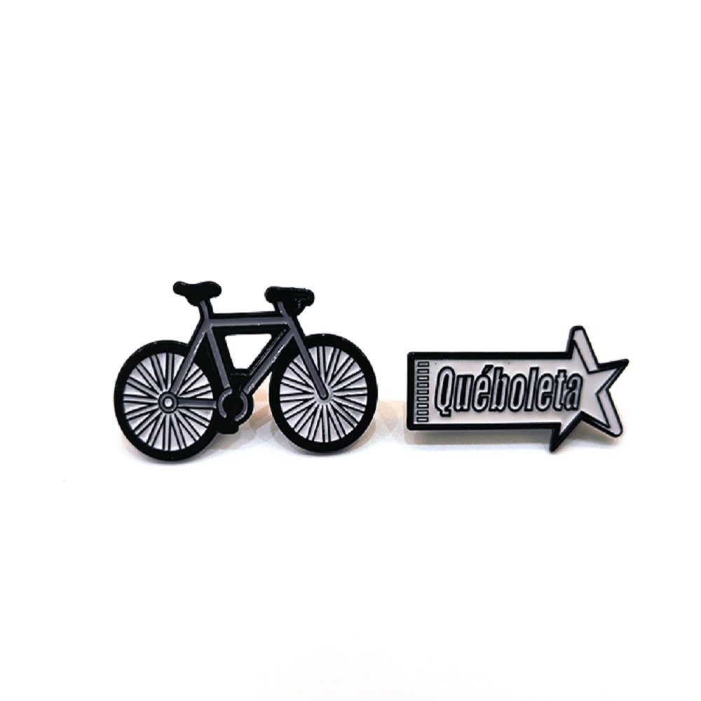 2pcs Creative Bicycle Enamel Brooch Creative Bike Lapel Pins for Clothes Jewelry Metal Badges Backpack Accessories