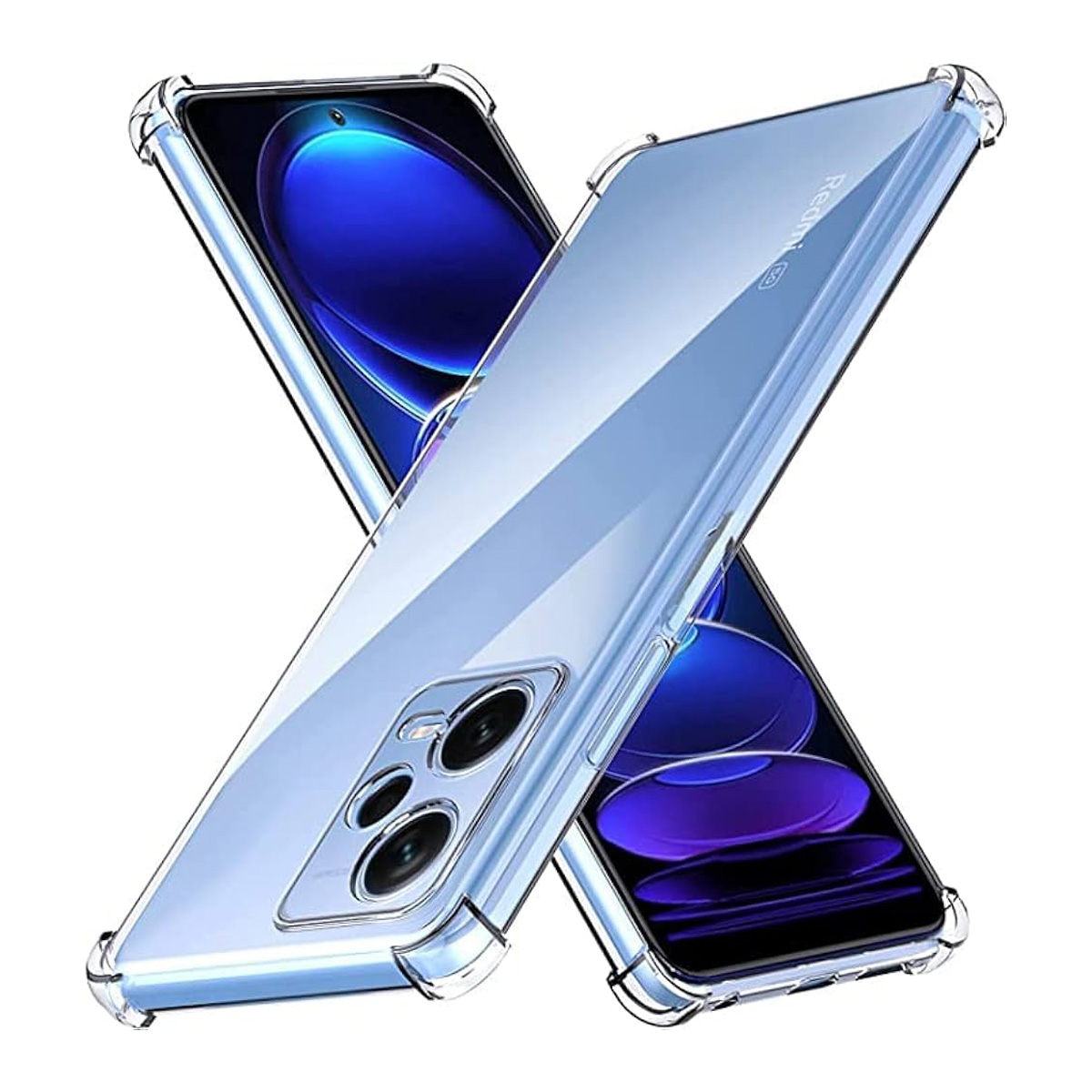 Redmi Note 11 Pro 5G/4G - Soft Crystal Clear Shockproof Gel TPU Cover Airbag Case