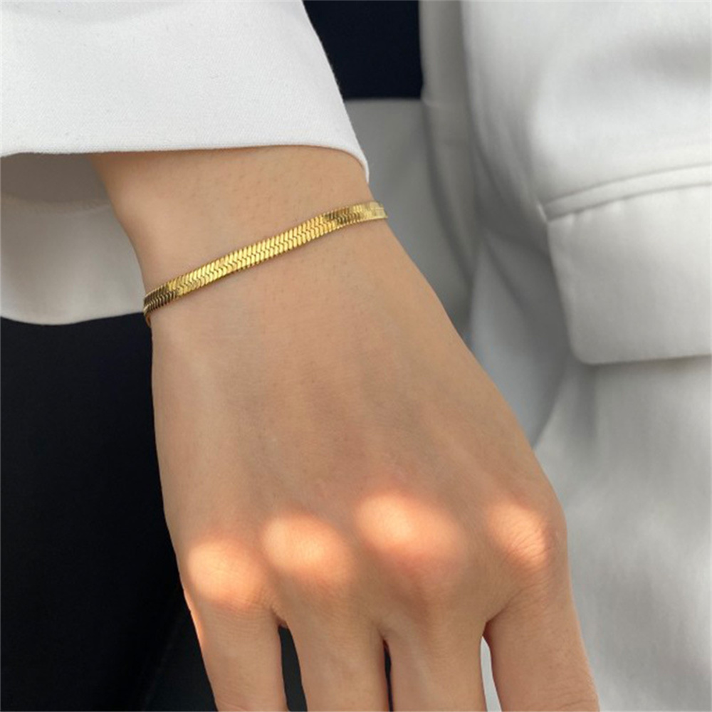 Punk 3mm Irregular Chain Bracelet Silver Color Stainless Steel Hand Chain For Men Women Fashion Party Korean Jewelry 2025
