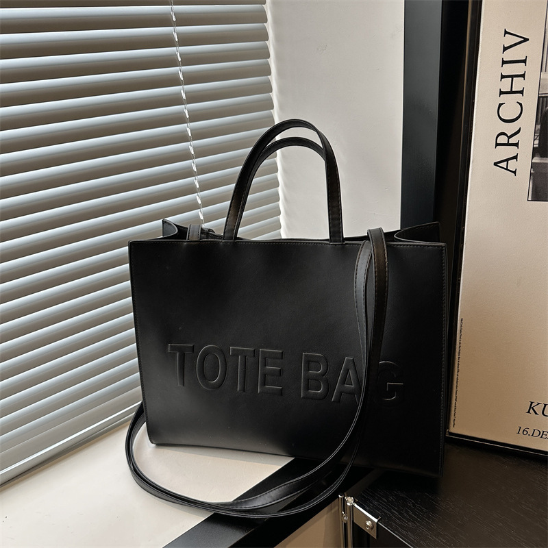 Simple Vintage Large Capacity Tote Bag, Casual Fashion Handbag Shoulder Crossbody Bags for Women Daily Travel Shopping Commuting
