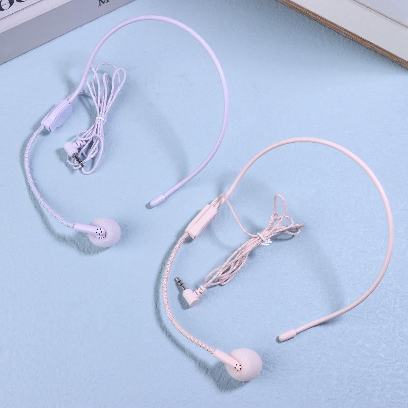 New Sale 1Pcs Wired 3.5mm Plug Guide Lecture Speech Headset Mic Portable Head-mounted Headset Microphone For Teaching Meeting