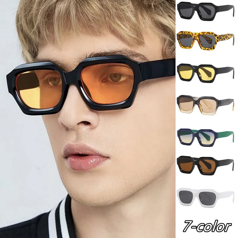 Small Square Sunglasses New Women Men Travel Luxury Shades Female Ins Popular Brand Glasses Retro Punk Trending Shades Designer