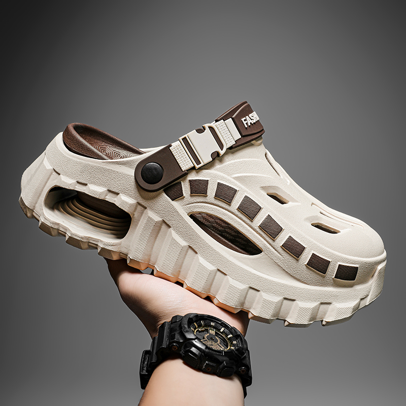 Men Casual Garden Shoes New Men's Outdoor Sandal Sport Slippers Beach Slides Breathable Clogs Non-slip Men Outdoor Hiking Sandal