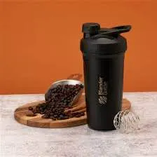 Yellow Black Protein Shake Bottle - 700Ml