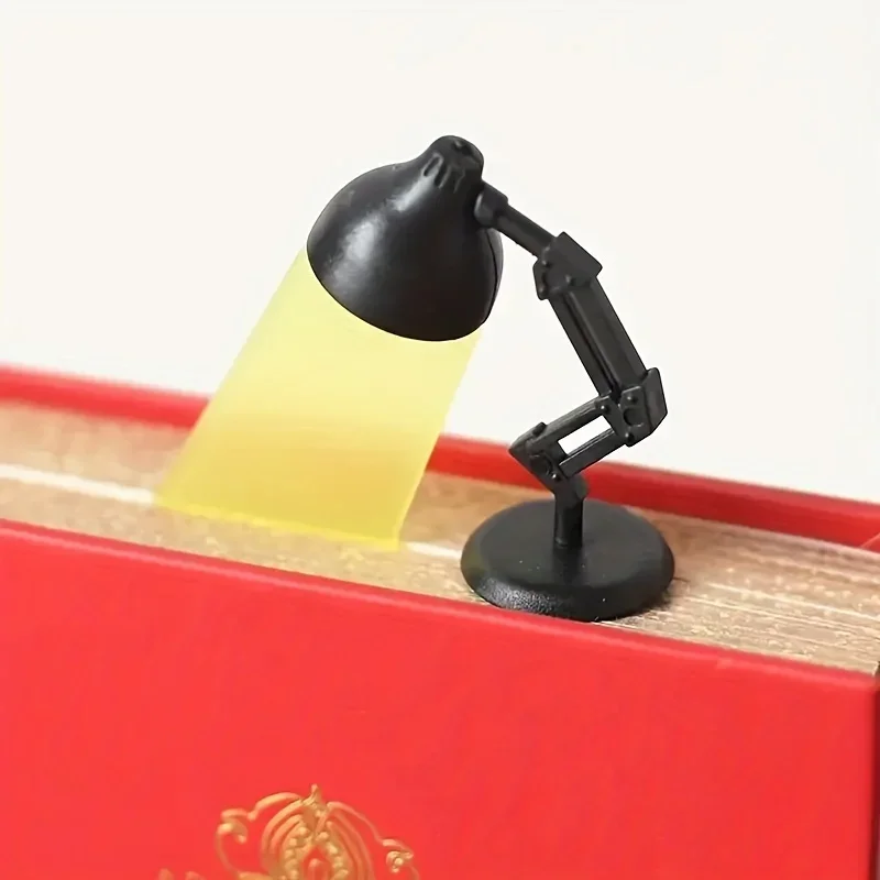 Unique Cartoon Desk Lamp Shape Bookmark 1pc - Perfect Office Stationery