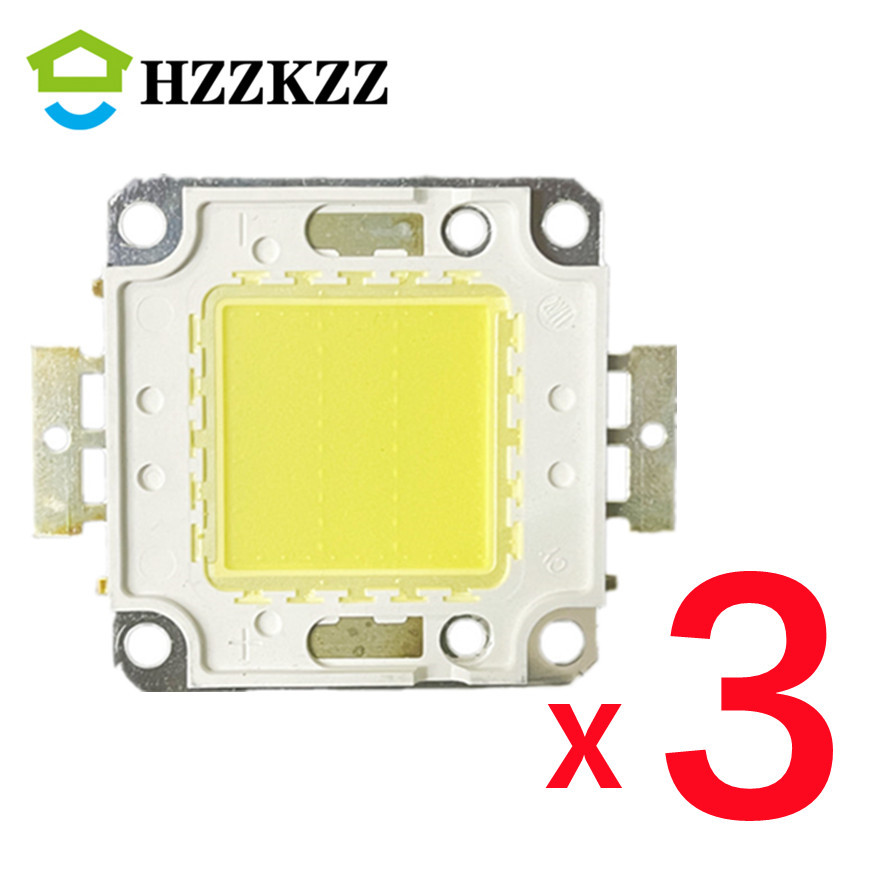 10W 20W 30W 50W 100W COB LED Chip DC 9-12V 30-36V Integrated Matrix Diode Beads DIY Floodlight Spotlight High Power
