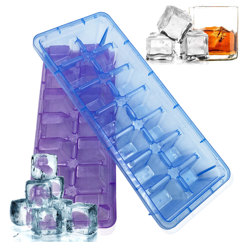 14 Cube Ice Cube Maker Maker Fridge Storage Kit