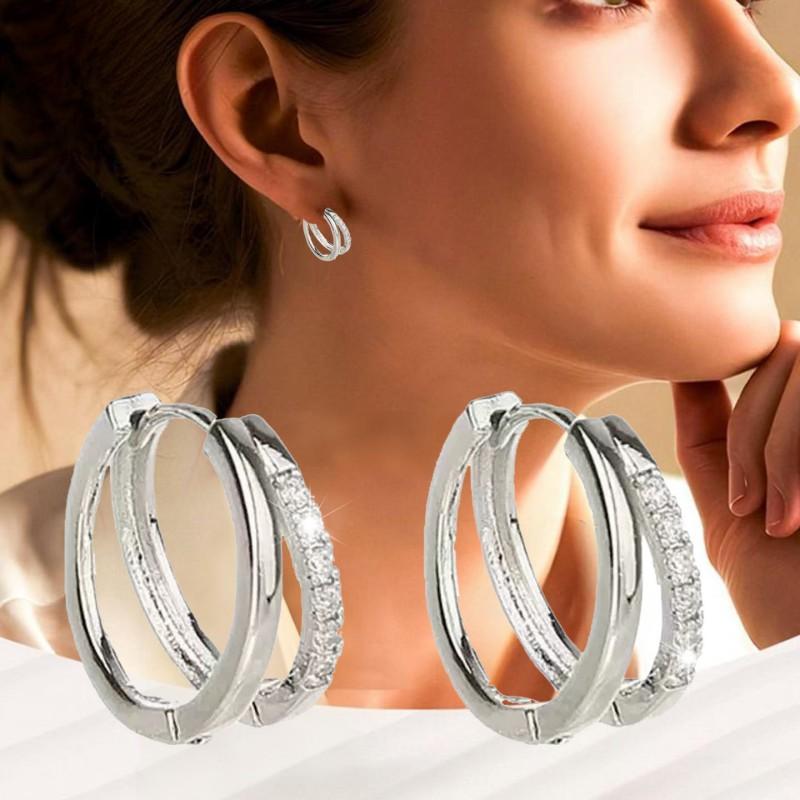 2 pairs of elegant butterfly earrings without holes, ideal birthday earrings for family members, partners, or l