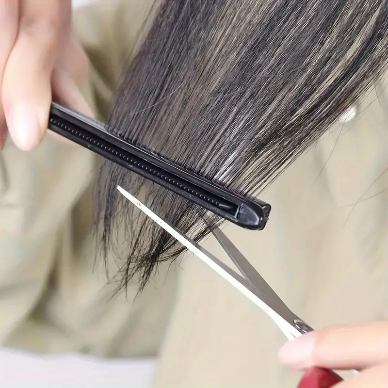 Hairdressing V-Comb Messy Hair Finishing Straightening Splint Comb - Hair Styling Tool Clip special for hair