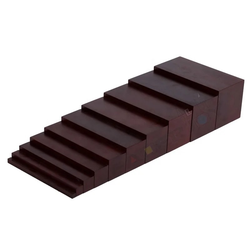 Brown Stairs, Broad Stairs Montessori Toys Lab Materials