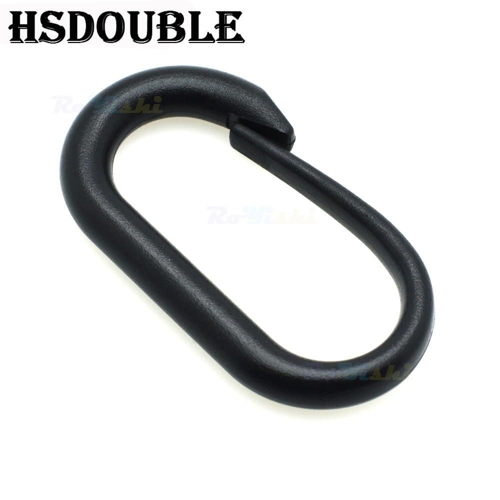 10 Pcs/Pack Generic Buckle EDC Molle Backpack Durable Quick Release Key D Ring Carabiner Multiuse Travel Kits