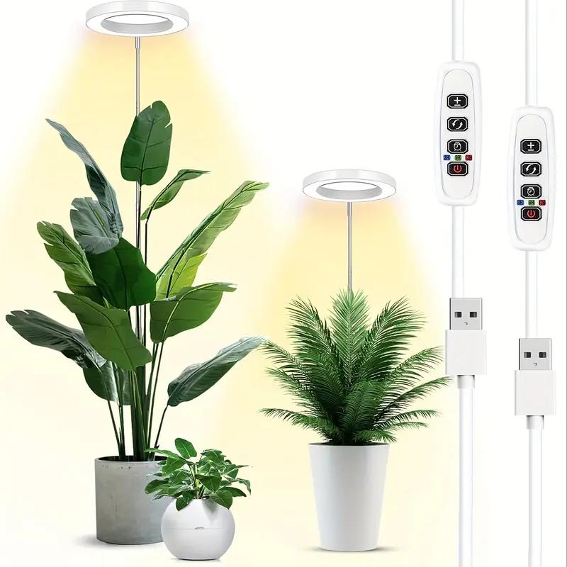 Grow Lights for Indoor Plants - LED Full Spectrum Plant Light for Indoor Plants, Ideal for Small Plants - Perfect & Gardene