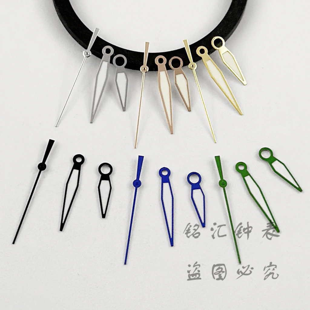 NH35 Pilot Hand Green Silver Gold Blue Watches Needles Luminous For NH35 4R35 NH36 4R36 7S36 7002 7009 Movement Watches Pointers