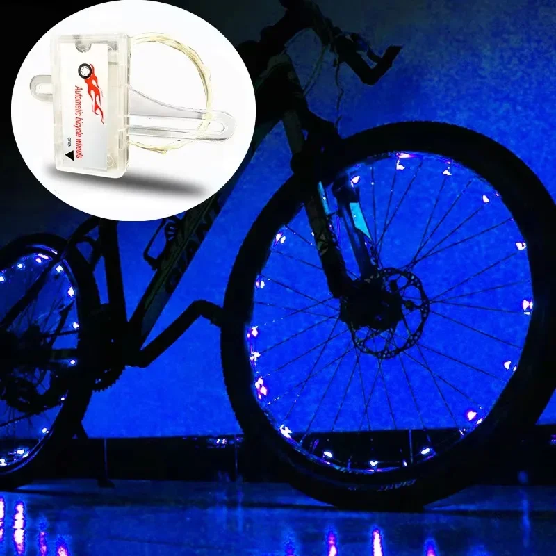 Tire Lights Bicycle Hot Wheel Lights Mountain Bike Frame Decoration Lights Night Riding Bicycle Wheel Light Bicycle Spoke Lights