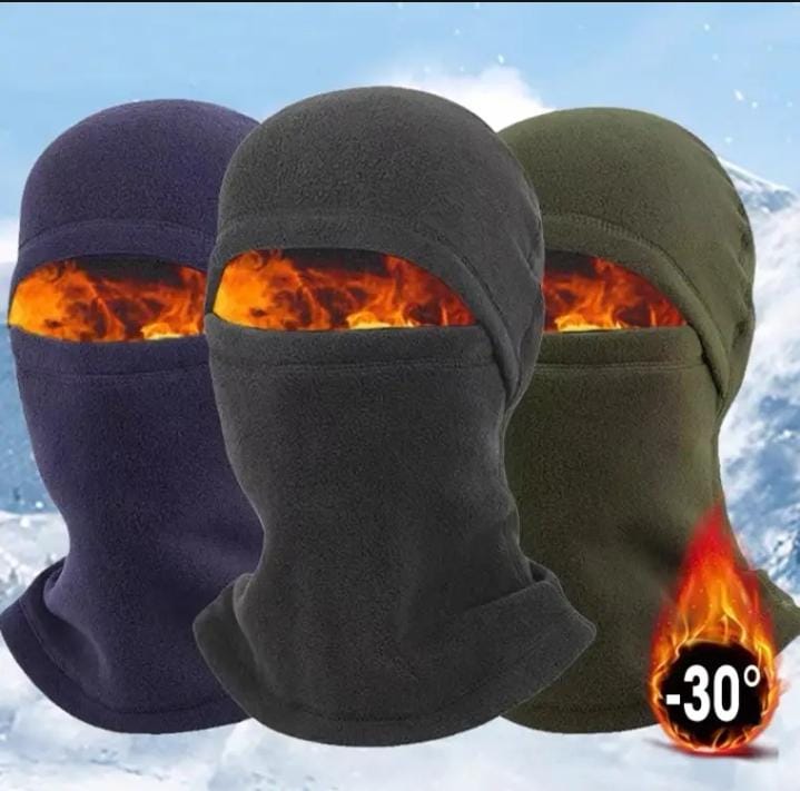 Ninja Full Face Coverage Mask With Neck Warmer Sports For Bike/scooter Undear Helmet