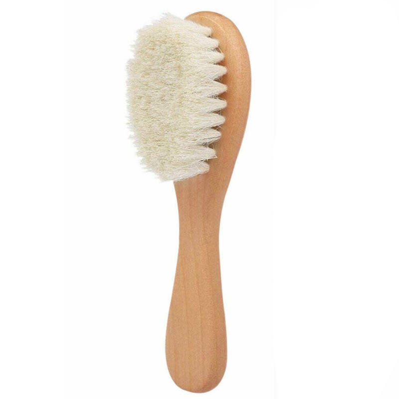 Baby Hair Brush Wooden Handle Head Massage Comb Portable Bath Care Comb Accessories Supplies for Newborns