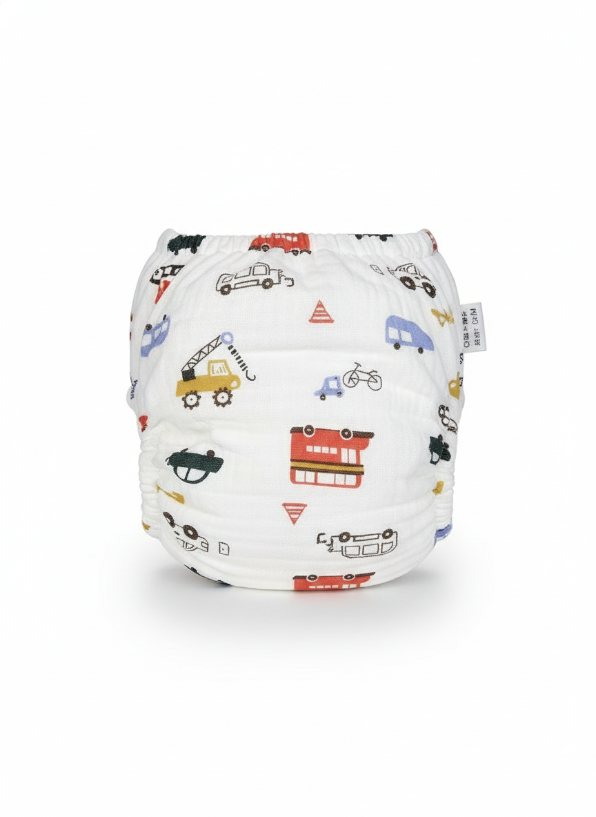 Washable Reusable Adjustable Muslin Cloth Diaper Nappy Little Joy Store