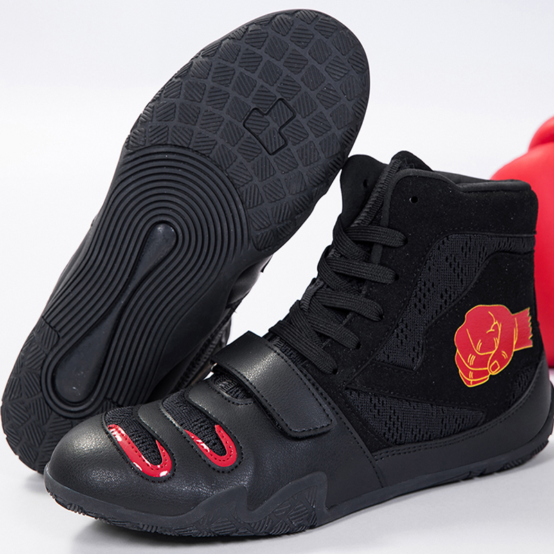 Men Wrestling Shoes Professional Fighting Women Lightweight Outdoor Boxing Boots Equipment Training Anti Slip Wrestling Boots