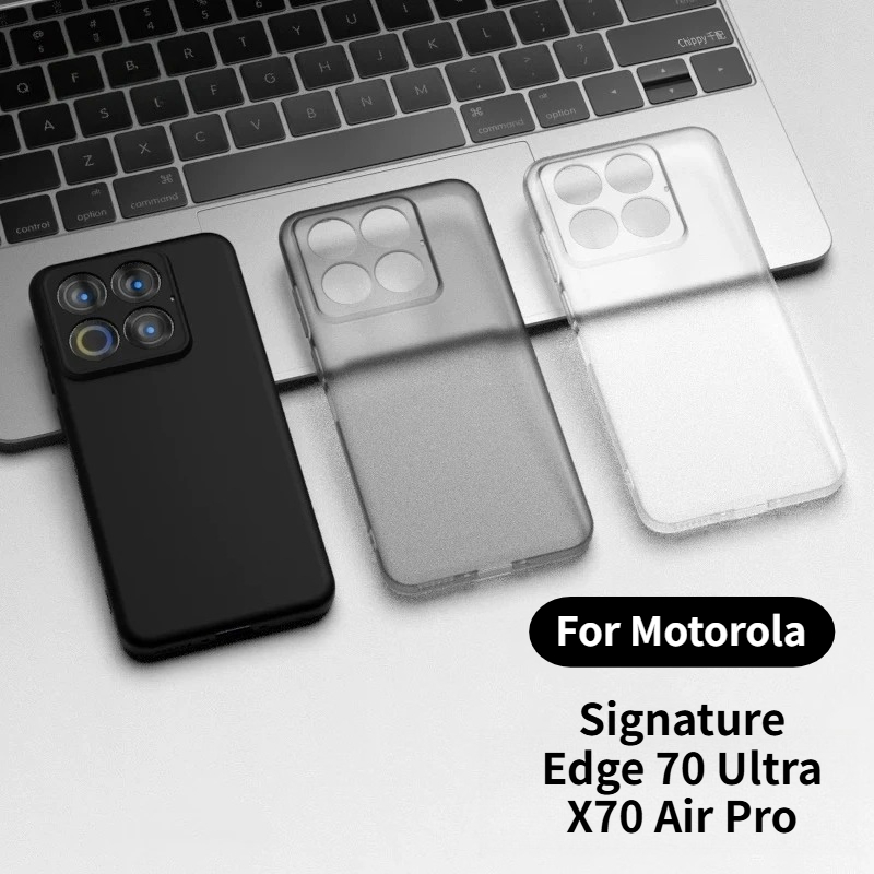 Minimalist Clear Matte Magnetic Wireless Charging Case for Signature Edge 70 Ultra Fusion X70 Air Pro for Magsafe Cover