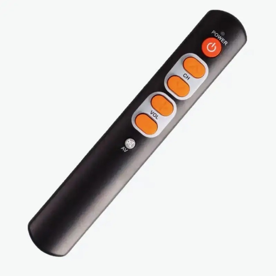 Learning Remote Control with Big Buttons, 6 Keys Universal Remote Control Smart Controller for TV STB DVD DVB HiFi VCR