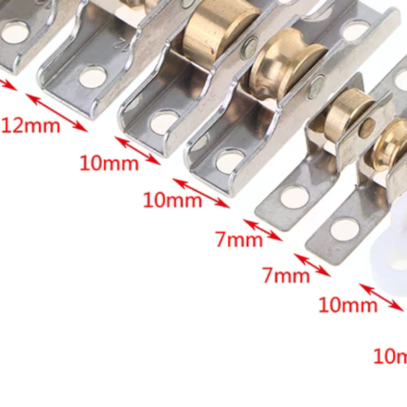1pc Stainless Steel Window Pulley Glass Upperand Down Pulleys Wheel Sliding Door Roller Runner Mute Wheel Track Pulley Furniture