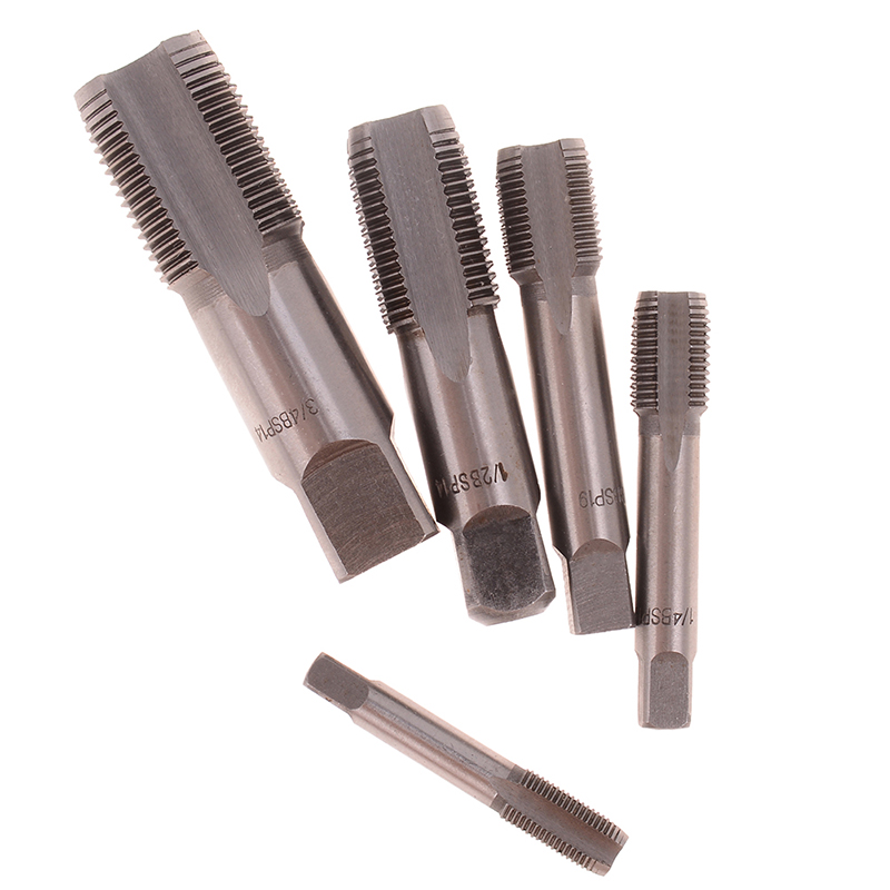 NEW SALE G1/8 1/4 3/8 1/2 3/4 HSS Taper Pipe Tap BSP Metal Screw Thread Cutting Tool