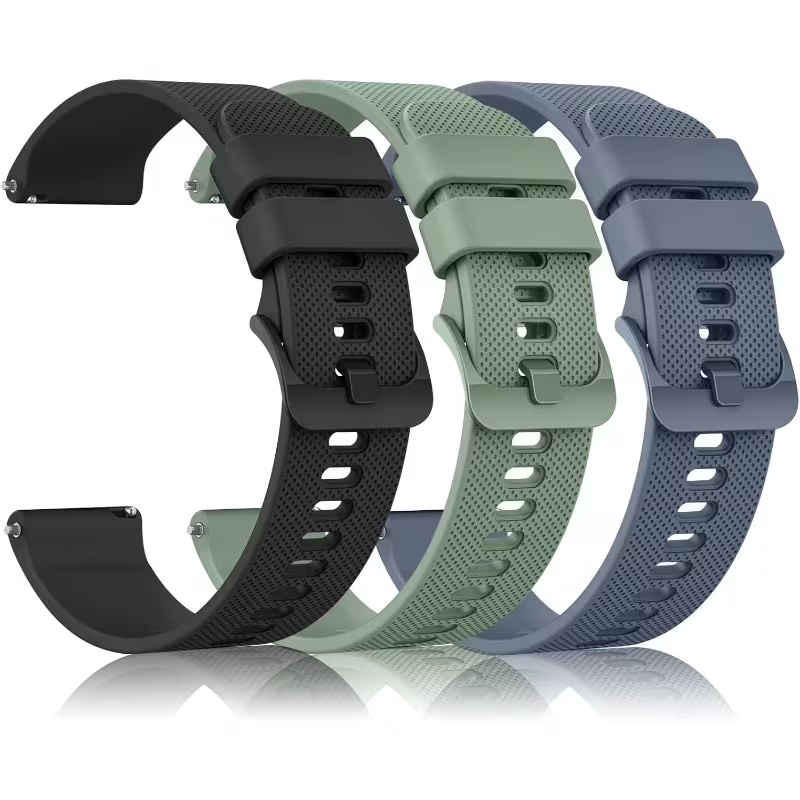 Sport Silicone Strap For Vivoactive 6 5 4 4s Band Venu 3 2 2s 3s SQ Forerunner 970 165 Bracelet 18mm 20- 22mm Wristband