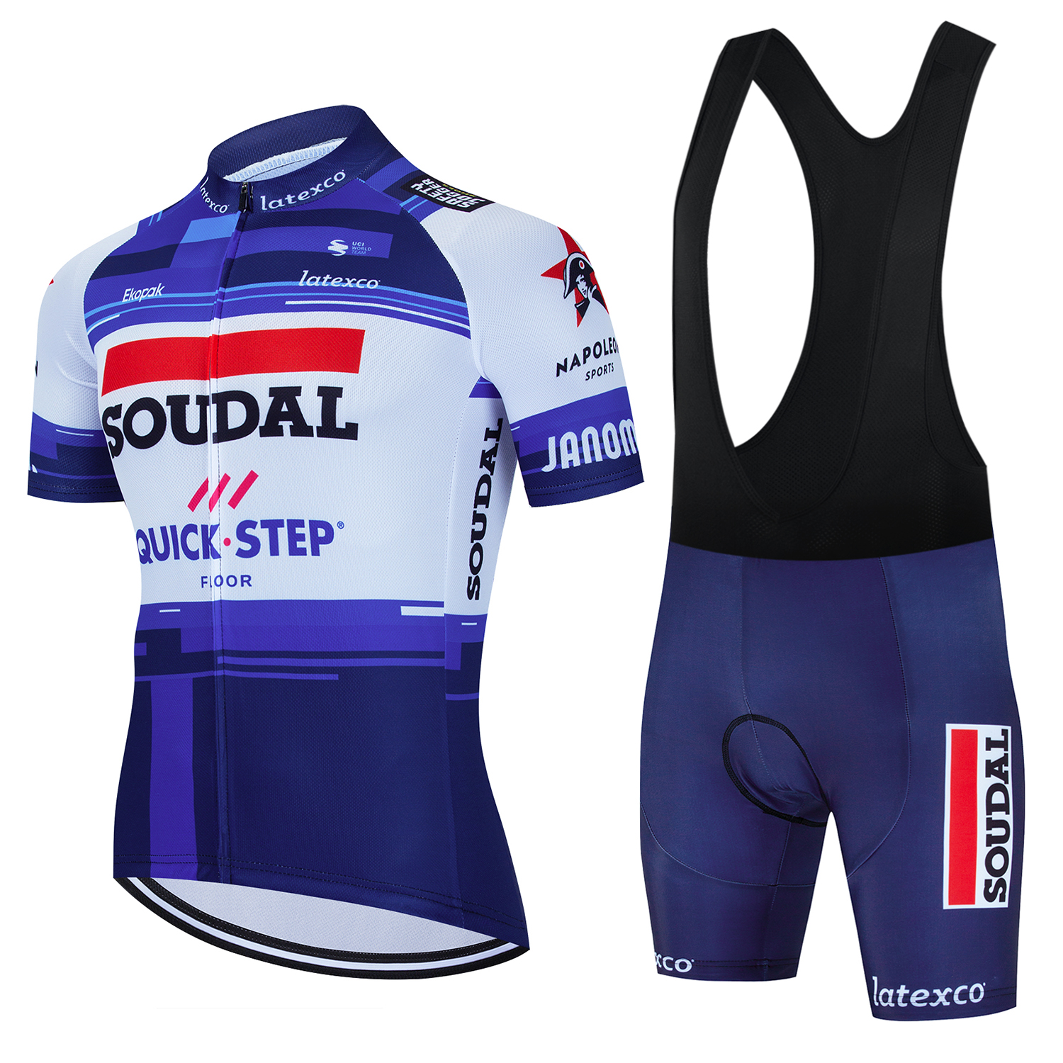 2025 SOUDAL Cycling Clothes Jersey Men Set Mtb Road Bike Uniform Shorts Man Mountain Complete Bib Men's Suit Cycle Spring Summer
