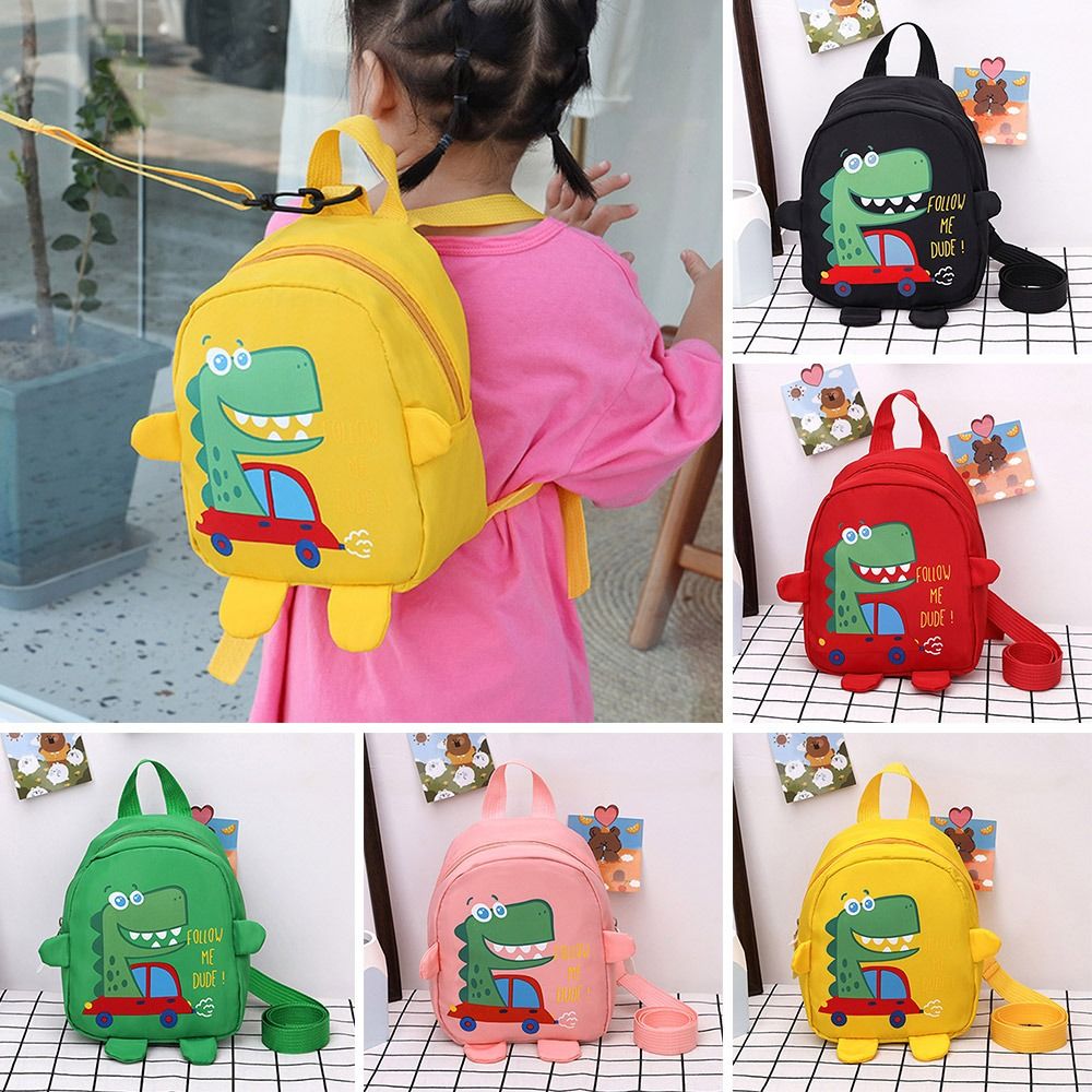 Children Safety Harness Cartoon Dinosaur Kindergarten Schoolbag Anti-lost Backpacks School Bags Toddler Rucksack
