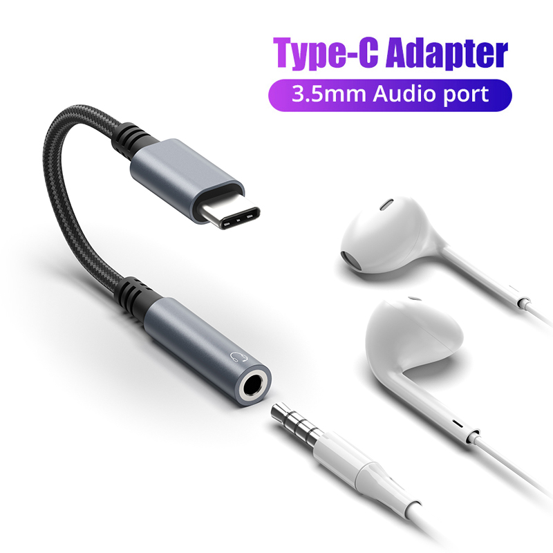 Original USB C To 3.5mm Female Headphone Jack Adapter Type C To Aux Audio Dongle Adapter For iPhone 15 iPad Pixel