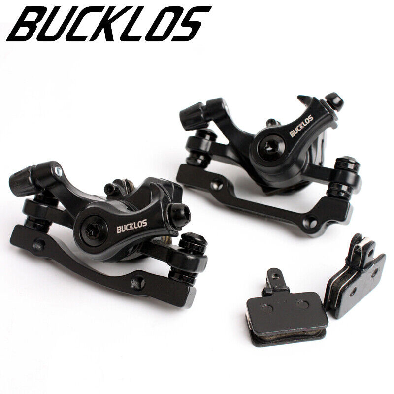 Bicycle Disc Brake Caliper 160mm/140mm Front/rear Line Pulling Disc Brake Aluminum Alloy Mechanical Brakes Calipers MTB Part