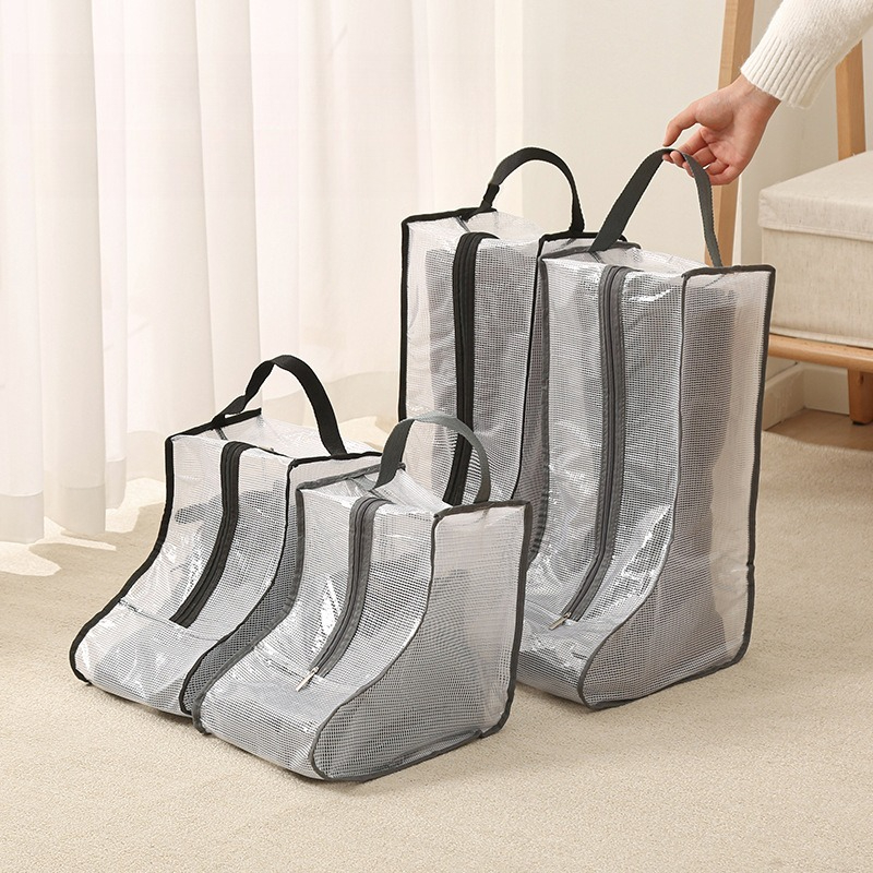 Shoe Storage Bag Long Boots Dust-proof Bag Waterproof and Moisture-proof Mesh Protection Set Shoe Bag