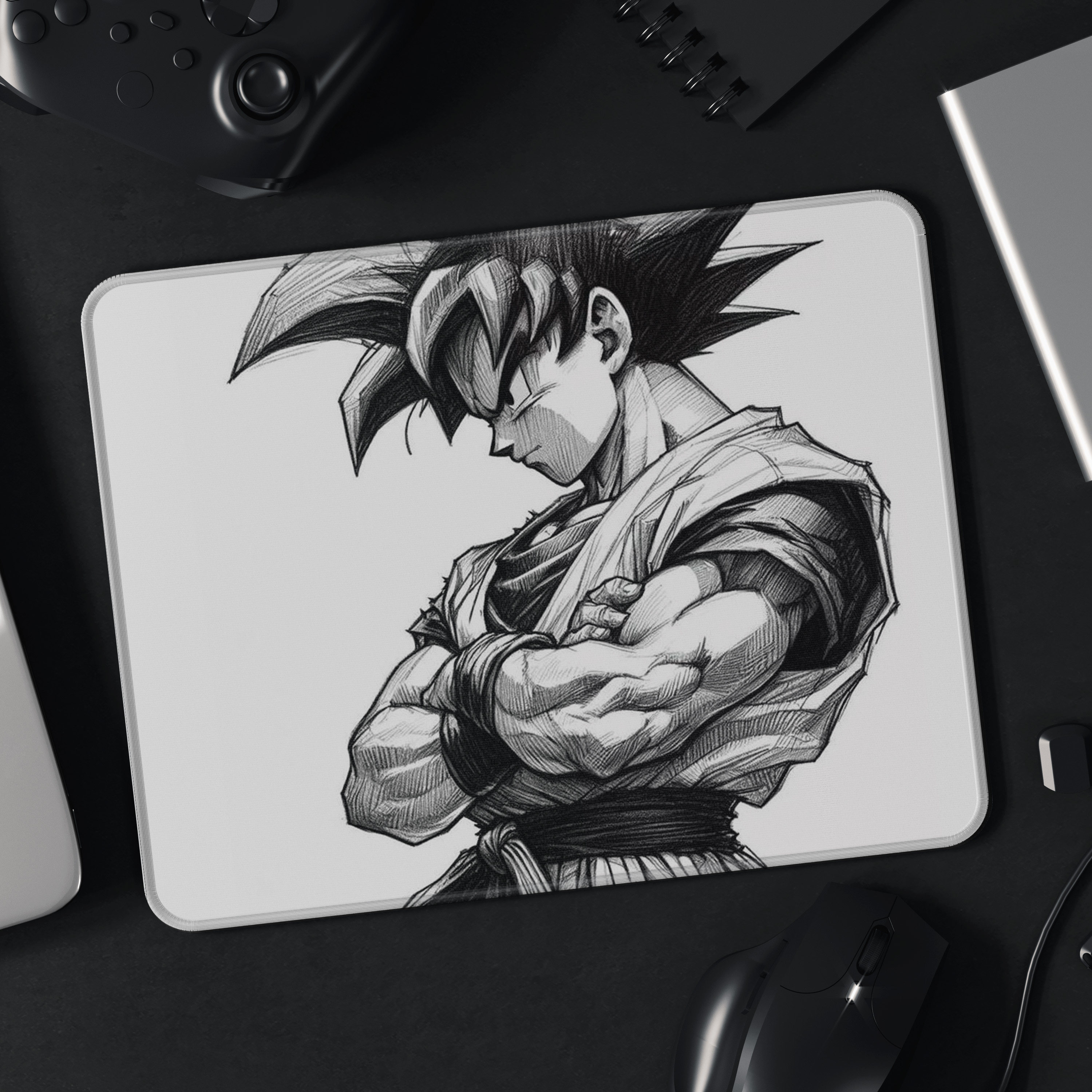 Boys Office High Definition Animation Dragon Ball Printing Leather Mouse Pad New Son Goku Game Gaming Mouse Pad Vegeta Table Mat
