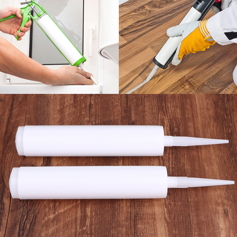 1/3Pcs Caps Tool Caulk Caulking Sealant Refillable Reusable Tube Empty Bottle Home Squeeze High Quality Durable Reliable