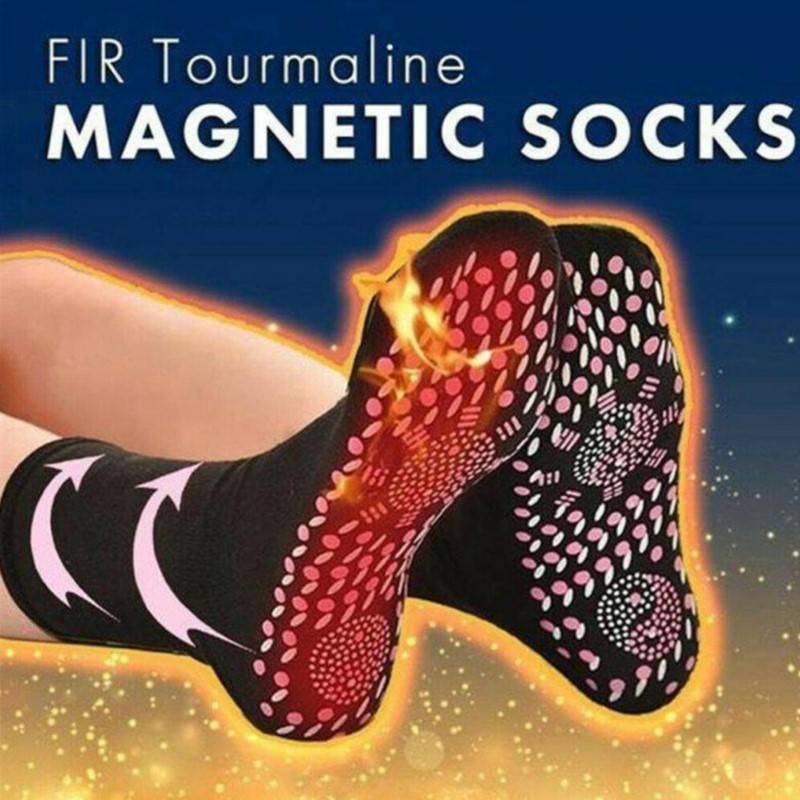 Unisex Magnetic Socks Self-Heating Health Socks Warm Tourmaline Magnetic Therapy Comfortable Foot Massager Warm Winter